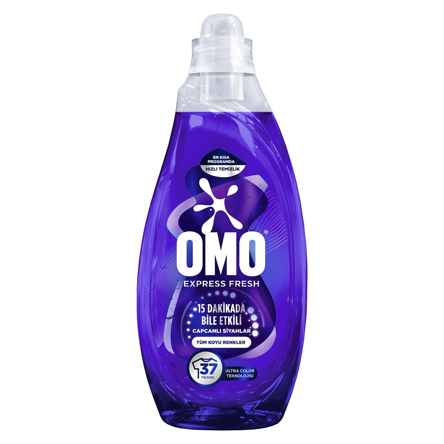 Omo Express Fresh Capcanlı Siyahlar Tüm Koyu Renkler Sıvı Çamaşır Deterjanı 1480 ml