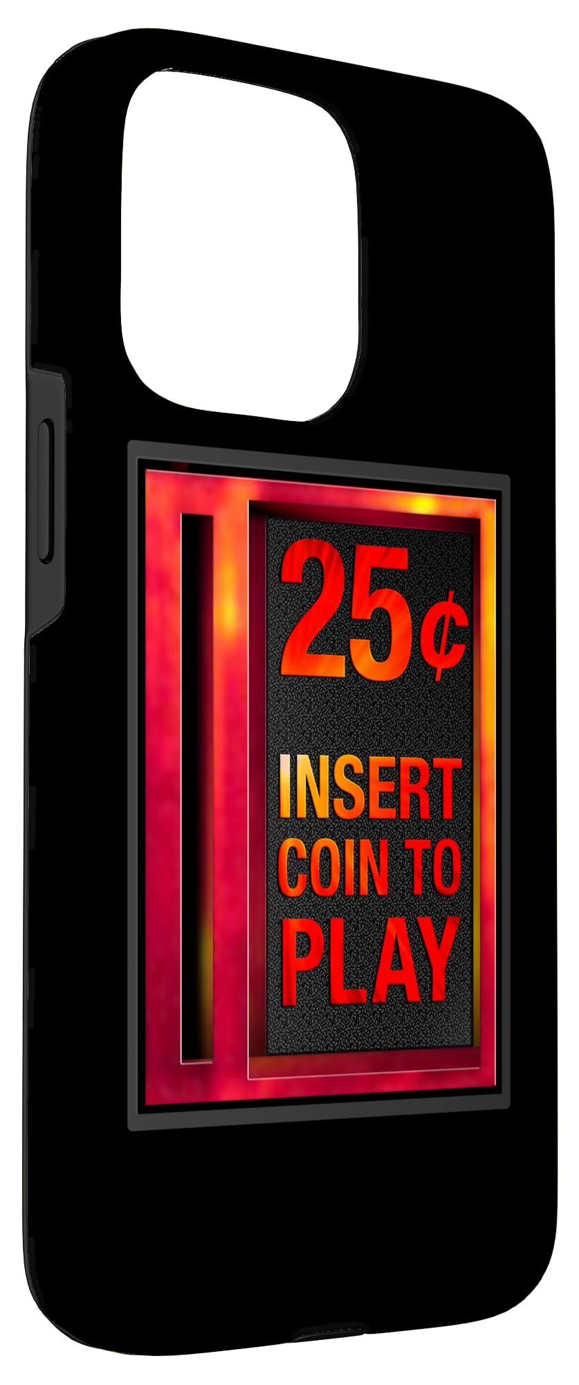 iPhone 15 Pro Max INSERT COIN TO PLAY Retro Arcade Game 25 Cents Coin Door Case - Image 3