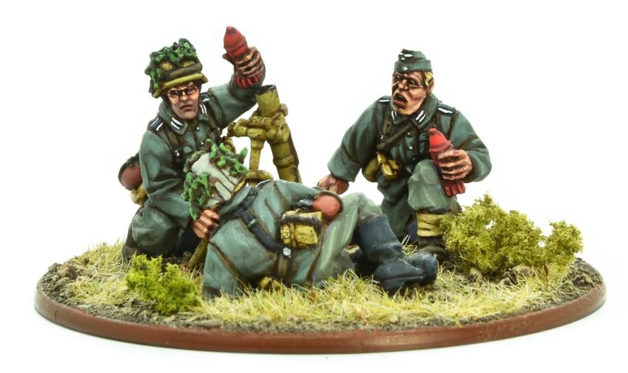 Bolt Action - German Heer 81mm medium mortar team (1943-45) - Warlord Games