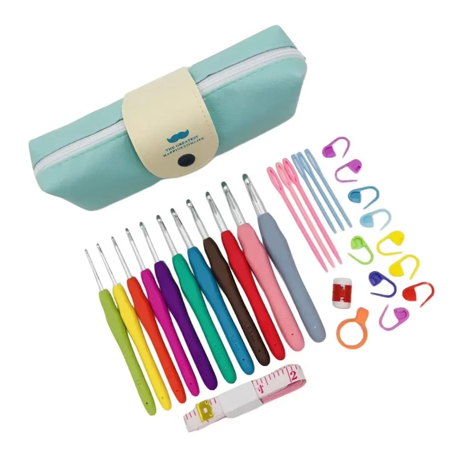 Häkelnadeln Set Garn Stricknadeln Mit Etui