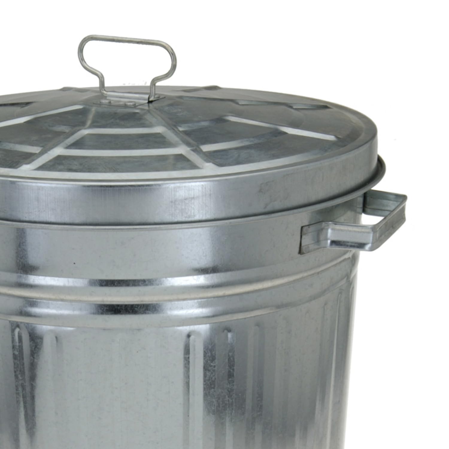 Mojawo 55L Oskartonne Aschetonne mit Deckel Ascheeimer Metalltonne Abfalltonne Küchen Mülleimer Abfalleimer Abfallsammler Müllbehälter