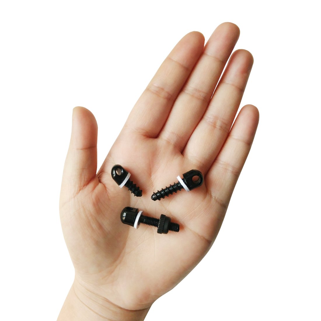 Sling Swivel Bolds Schraube, QD Holz Schlinge Schrauben Set Bipod Base für Shotgun Gewehr, Gewehrschlinge Montageset für 6 Stück (6PC/2Set)