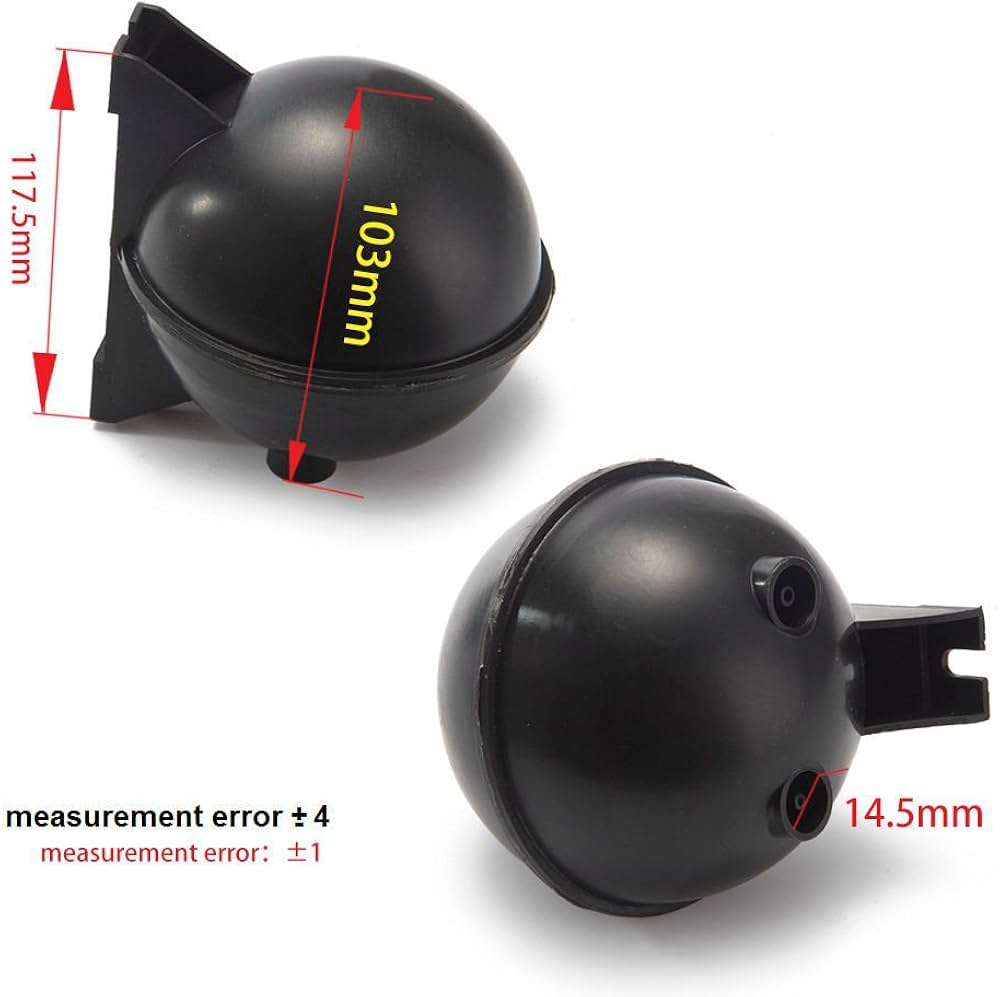 EPMAN TK-CGQ187 Air Vacuum Pressure Reservoir/Vacuum Canister Ball