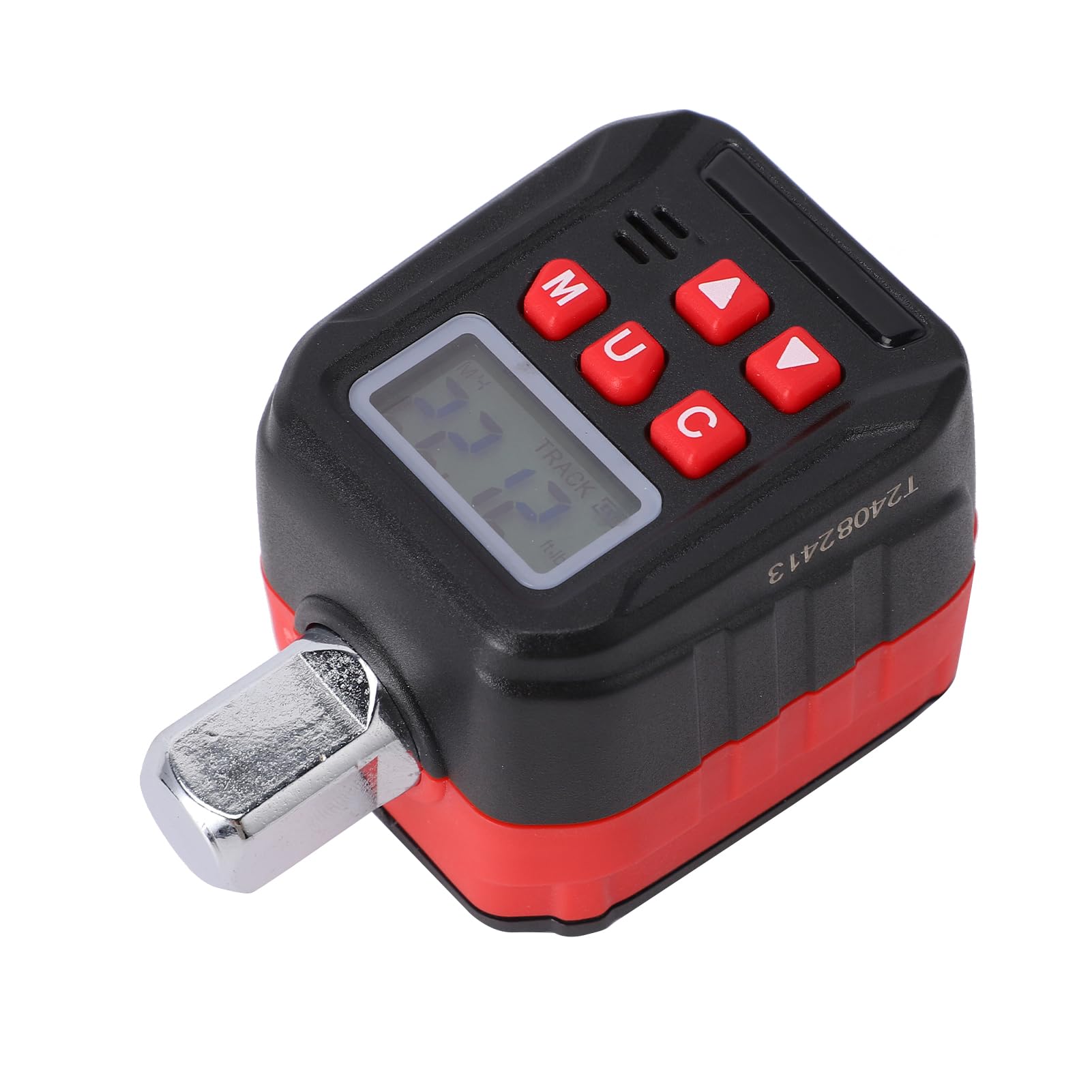 Fabater Clé Dynamométrique Numérique 1/2", 1.5-30Nm (.-22 ft-lb), Convertisseur électronique de Couple avec Alerte LED, Peak/Track, Adaptateurs /4", 3/8" pour Automobile, Moto (17-340 nm)