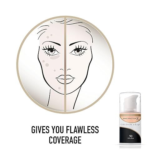 Miniatura 3 de Max Factor Colour Adapt - Maquillaje para tono de piel, porcelana No. 50, 1.14 onzas