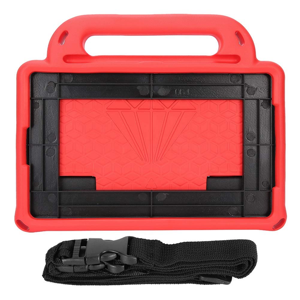 Ejoyous Custodia per Tablet Custodia Protettiva per Tablet EVA per Tab A 10.1 2019 SM T510 T515 Antiurto Supporto A 3 Strati Tracolla per Bambini Studenti Insegnanti Viaggi Lavoro (rosso)