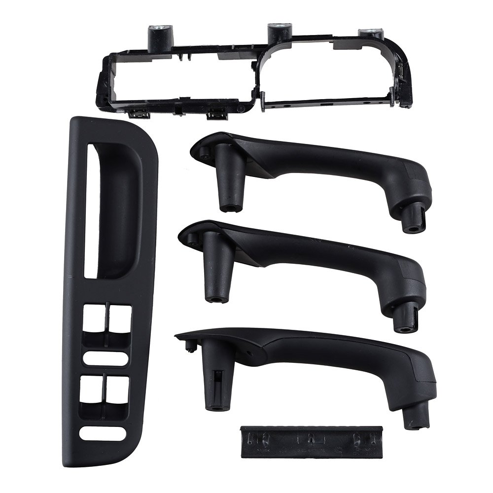 Amazon.com: Set of Black Interior Door Window Grab Handle Trim