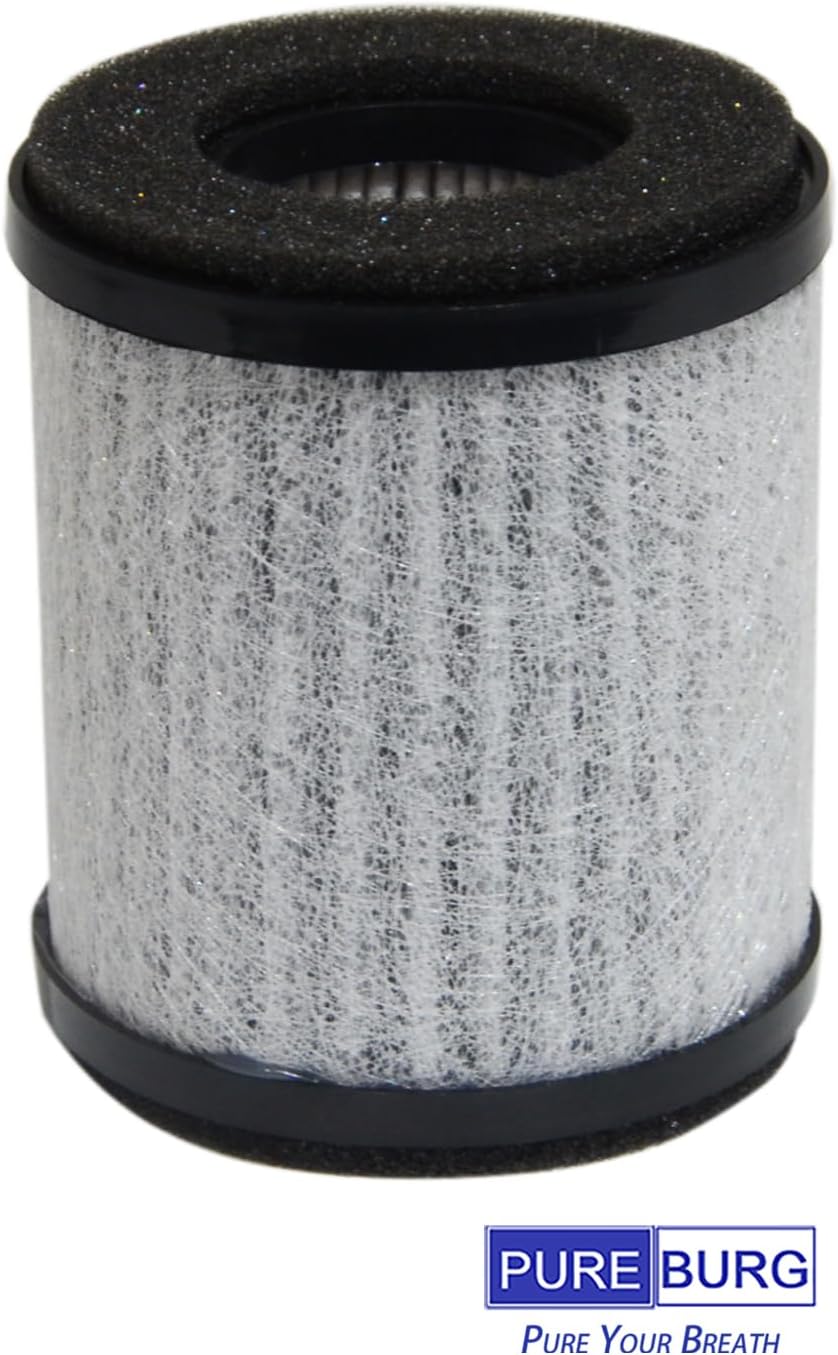 PUREBURG Replacement Filter Compatible with Homedics AP-P60 Total Clean Portable Air Purifier AP-P60FL,6-Pack H13 HEPA 3-Stage Filtration For Air Clean Dust VOCs Odor