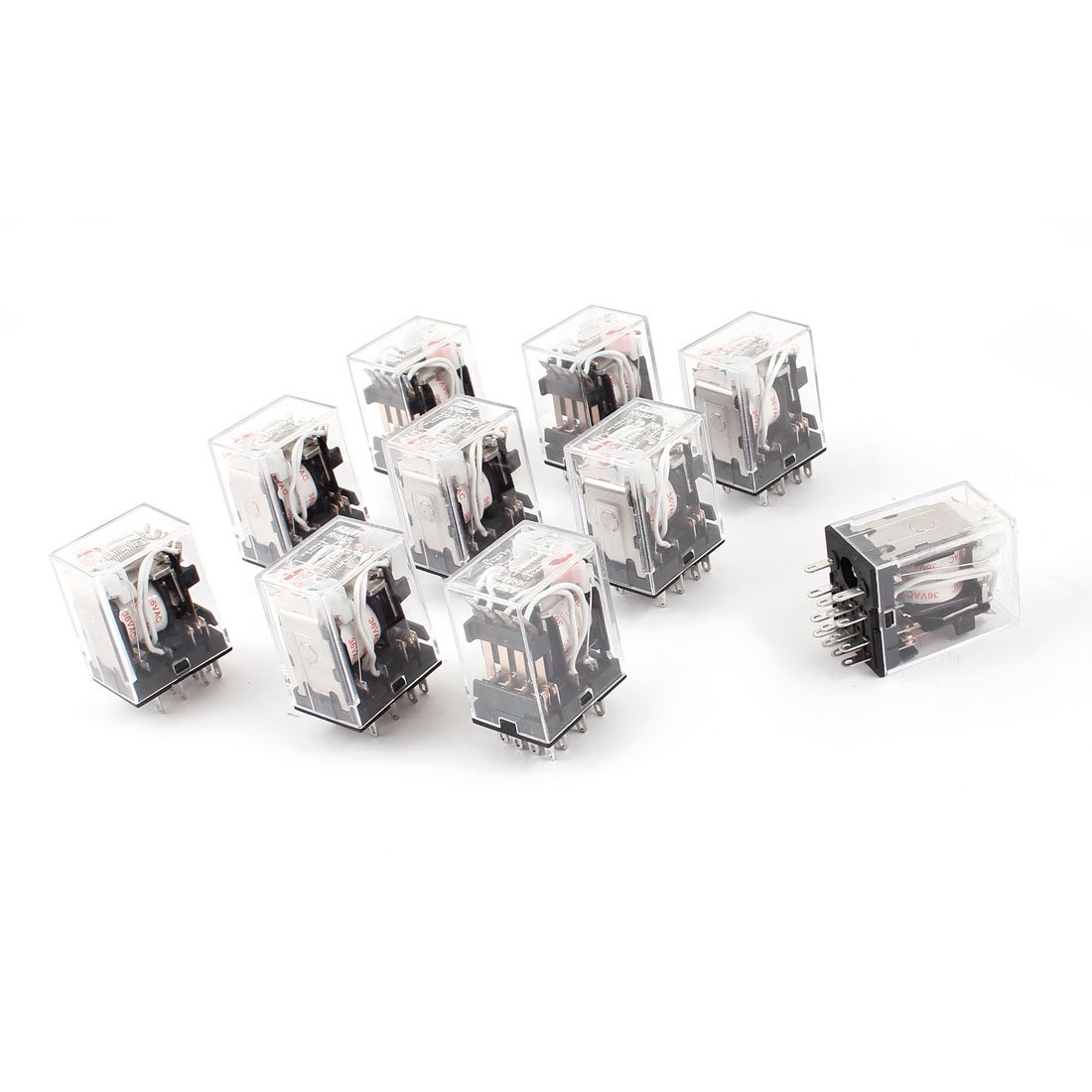 Relé de potencia HH54PL AC 36V para domótica y modernización de cuadros eléctricos industriales