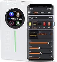 Vista 13 de MOOER Amplificador de auriculares con procesador multiefectos M1, pedales de guitarra bajo con 128 modelos de efectos de guitarra, 21 modelos