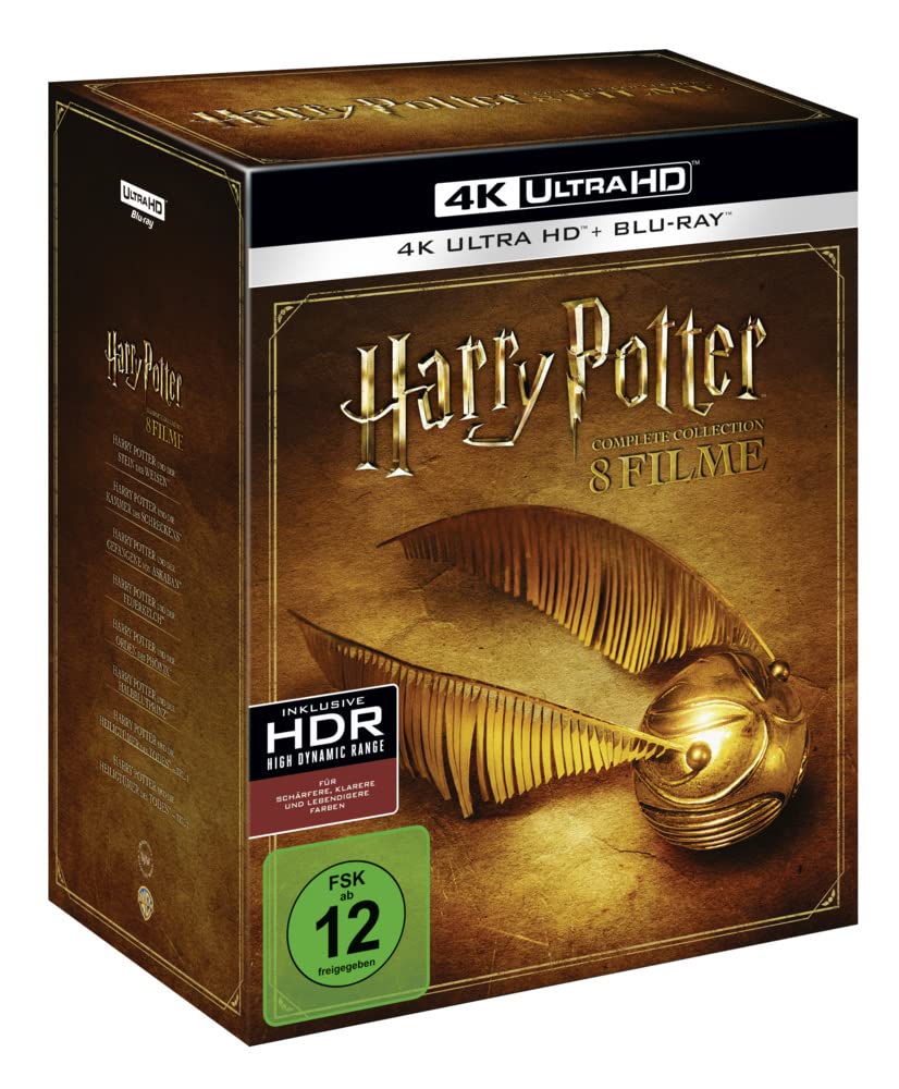 Harry Potter: La collection complète (4K Ultra-HDs) (8 Films) [Alemania] [Blu-ray]