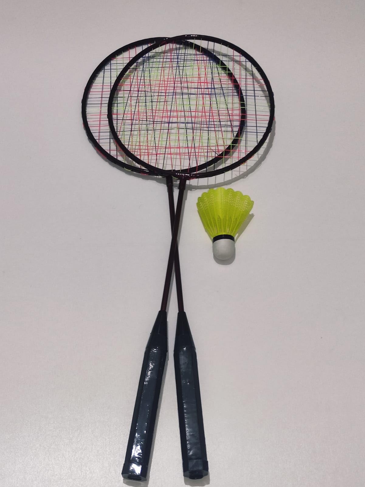 2 Adet Badminton Raketi & 1 Adet Badminton Topu Oyun Seti KAHVERENGİ