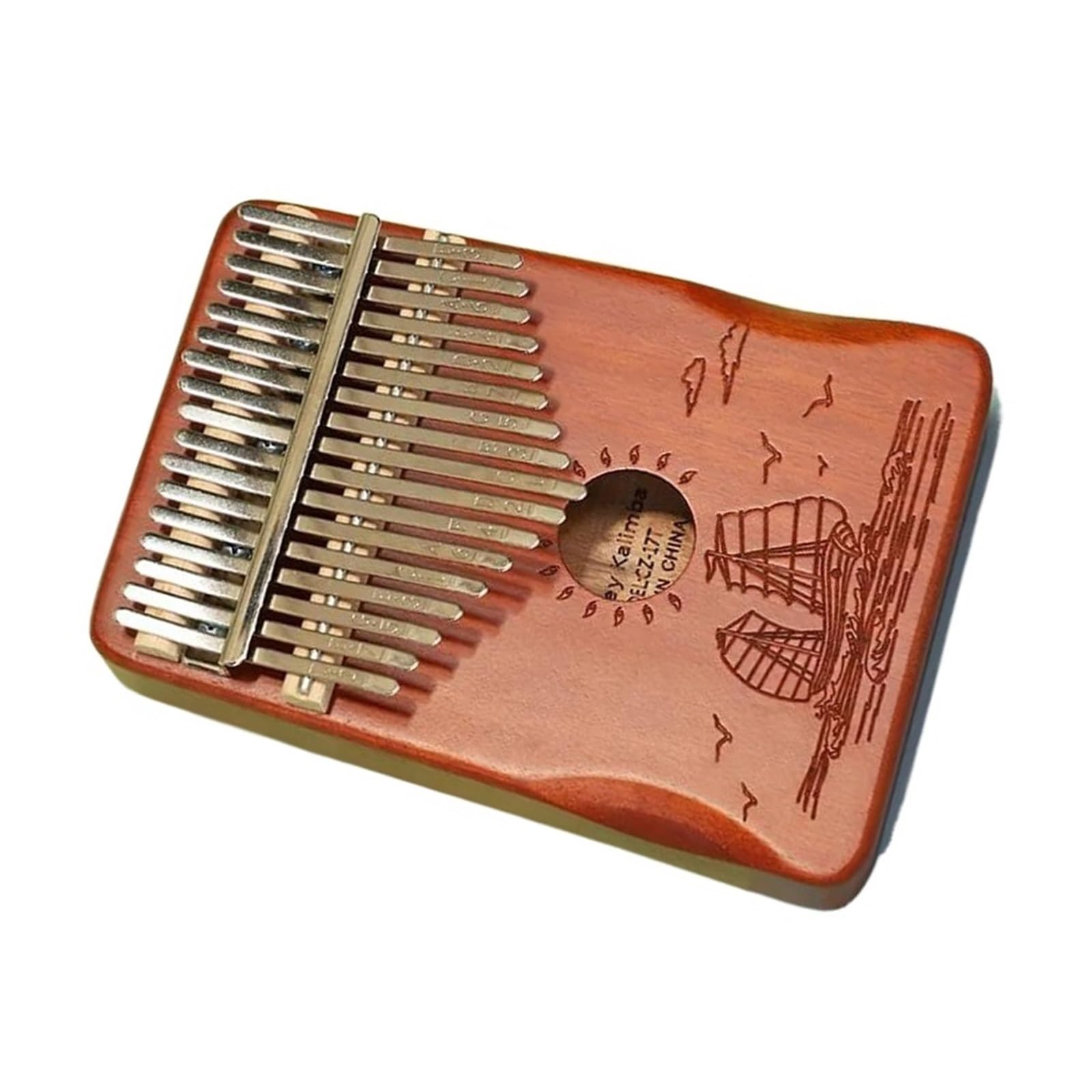 Kalimba For Beginners 21 KeysThumb Piano Kalimba Thumb Piano With Thumbsticks Organs For Beginners Learn To Play Instrument(17 key)