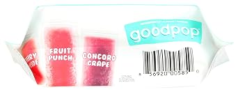 GOODPOP Assorted Freezer Pops 15 Count, 22.5 FZ