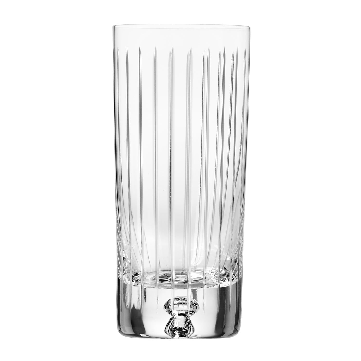 Krosno – Bicchieri per acqua, succhi e drink 300 ml – set da 4 pezzi – Collezione Saga – Vetro di cristallo – Realizzati a mano e incisi – Ideali come regalo