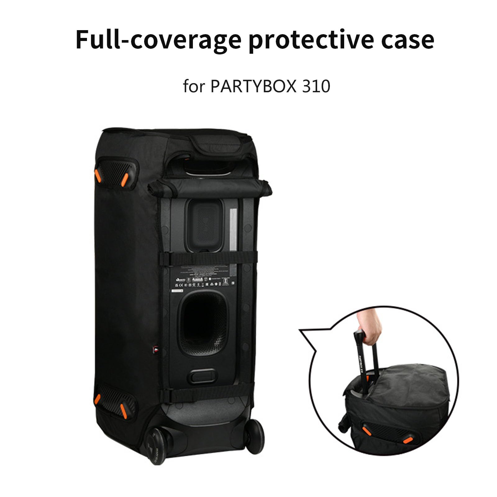 Housse de protection en maille pour haut-parleur portable JBL Partybox 310, housse anti-poussière pour haut-parleur d'extérieur JBL Partybox 310, sans retrait