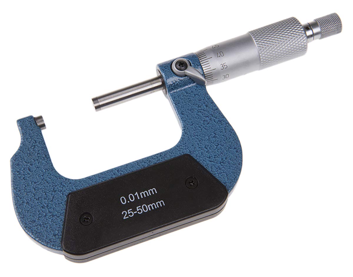 RS PRO Mikrometer Außen-Messschraube Metrisch, 25mm bis 50mm / ±0,004 mm, ISO-kalibriert
