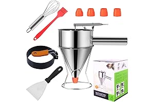40oz Pancake Batter Dispenser Griddle Breakfast Kit: A Candle Maker's Dream