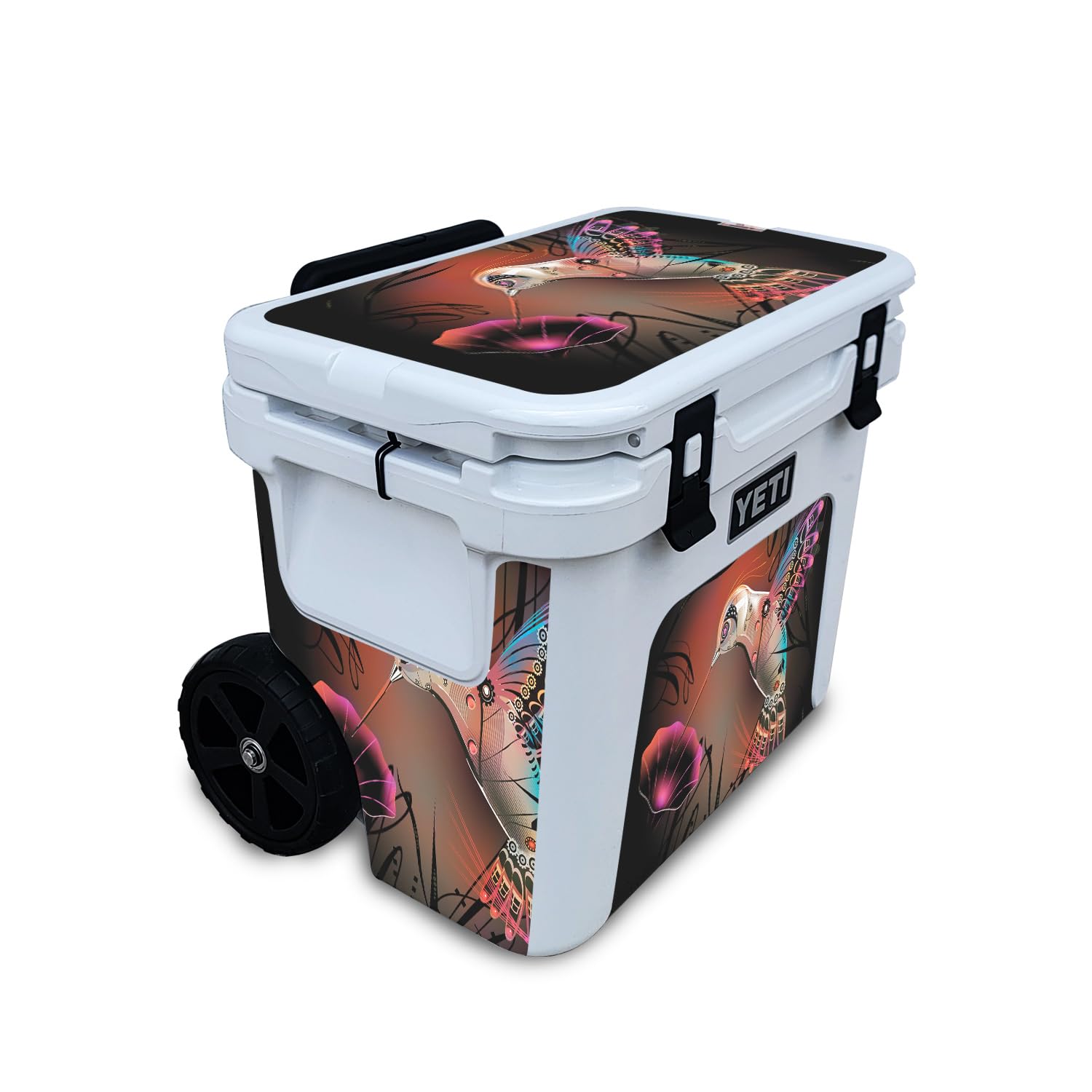 Skin Compatible with Yeti Roadie 32 Wheeled Cooler - Cyborg Nature - Premium 3M Vinyl Protective Wrap Decal Cover - Easy to Apply | Crafted in The USA by MightySkins