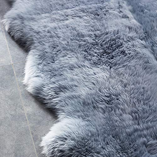 Gray Sheepskin Rug 2ft x 6ft - Image 6