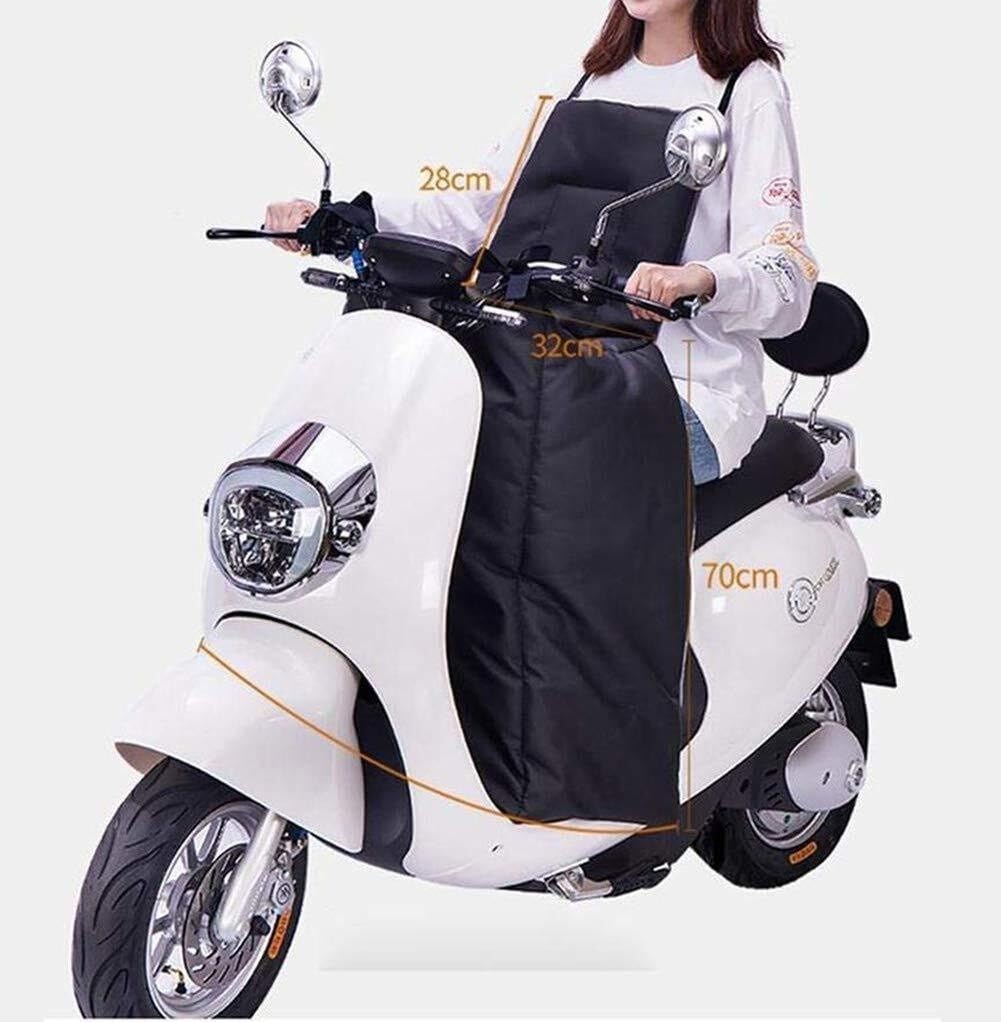 Coprigambe per Scooter con Rivestimento per Manubrio, Guanti Invernali Universali per Moto Invernali in Cotone Caldo Ispessiti Impermeabili Antivento,Flank/Little Mouth