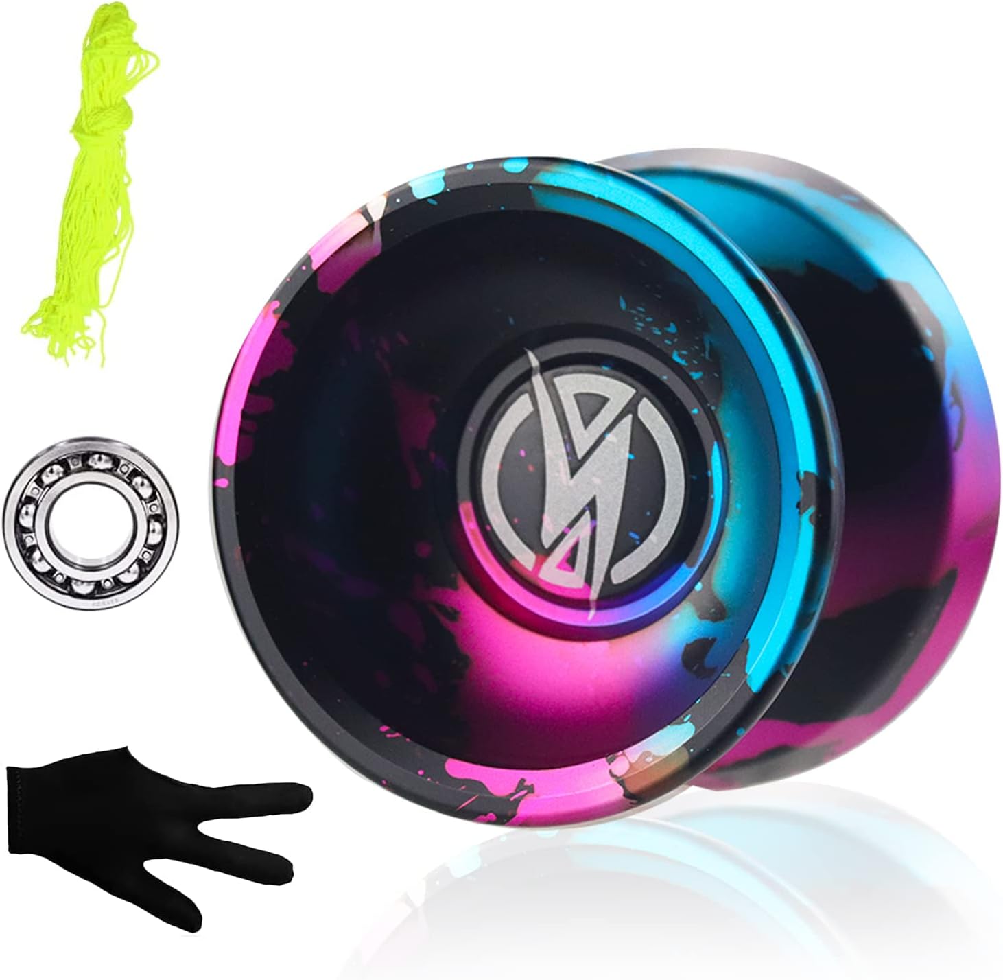 Responsive Yoyos Beginners Auto Return Yo Yo, Professional Alloy Aluminum Yoyo Ball