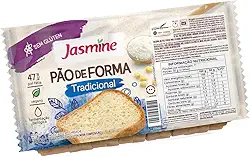 Jasmine Pão de Forma Tradicional Sem Glúten 350g