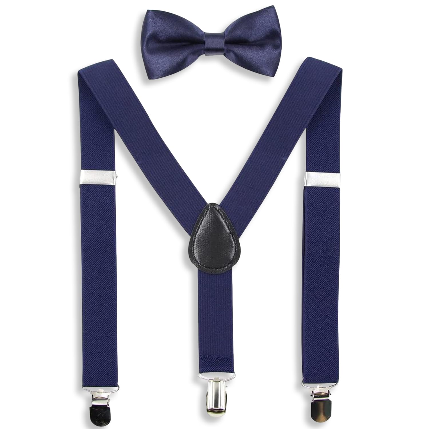 Kids Suspenders Bowtie Sets Adjustable Suspender Set for Boys and Girls