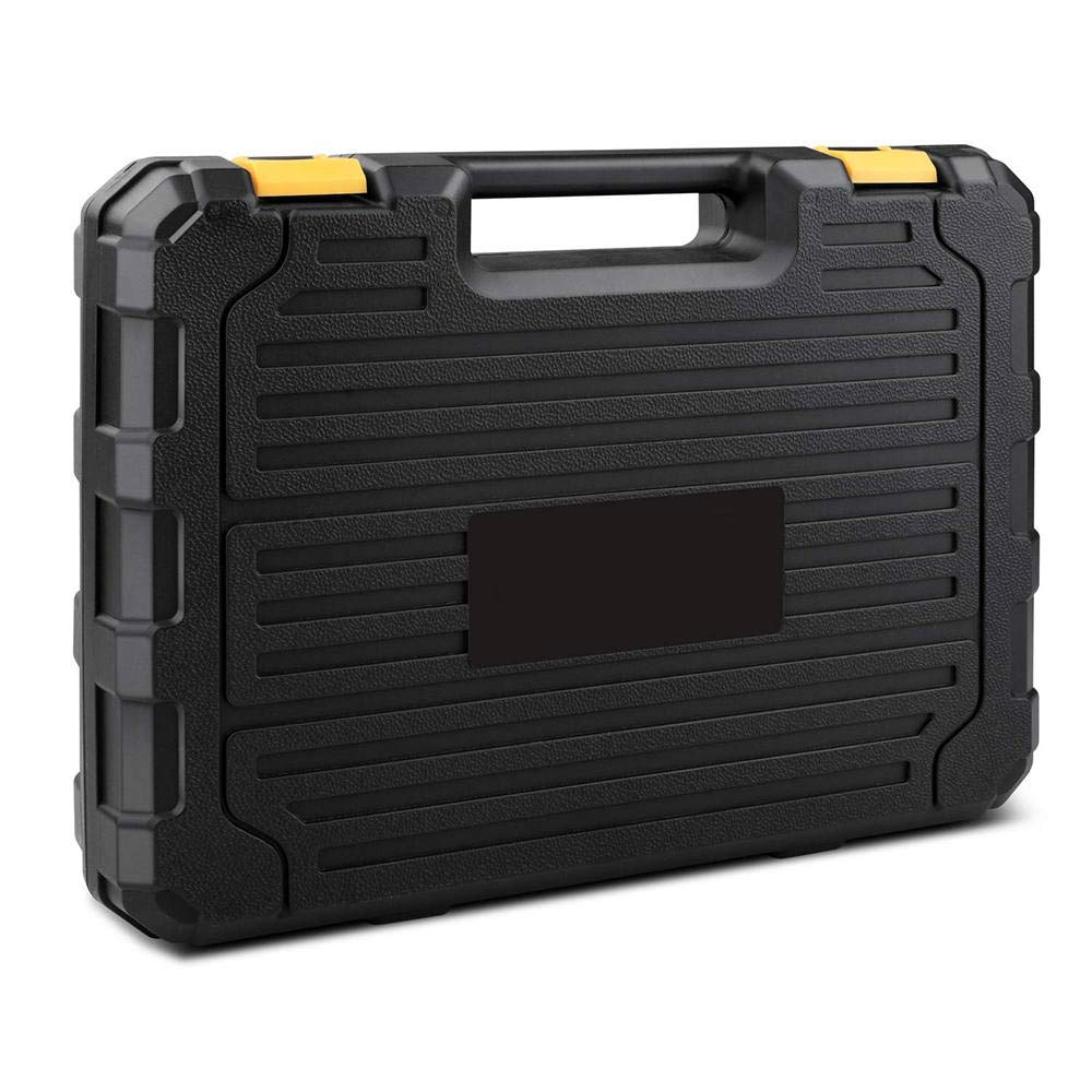78pcs Set Di Utensili Manuali Kit Di Utensili Manuali Per Riparazioni Domestiche Generali Con Cassetta Degli Attrezzi In Plastica Custodia Per Chiavi A Bussola Cacciavite Coltello Oro