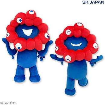 ミャクミャク EXPO2025 BIGぬいぐるみ もふぐっとぬいぐるみ 2点 ミャクミャク EXPO2025 BIGぬいぐるみ もふぐっとぬいぐるみ 2点