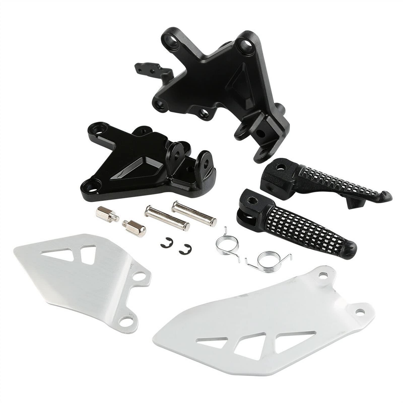 Accesorios para clavijas Estribos Delanteros Para Motocicleta, Pedales, Reposapiés, Soportes Para Kawasaki Ninja ZX10R ZX 10R 2011-2017 2016 2015 2014 2013 2012