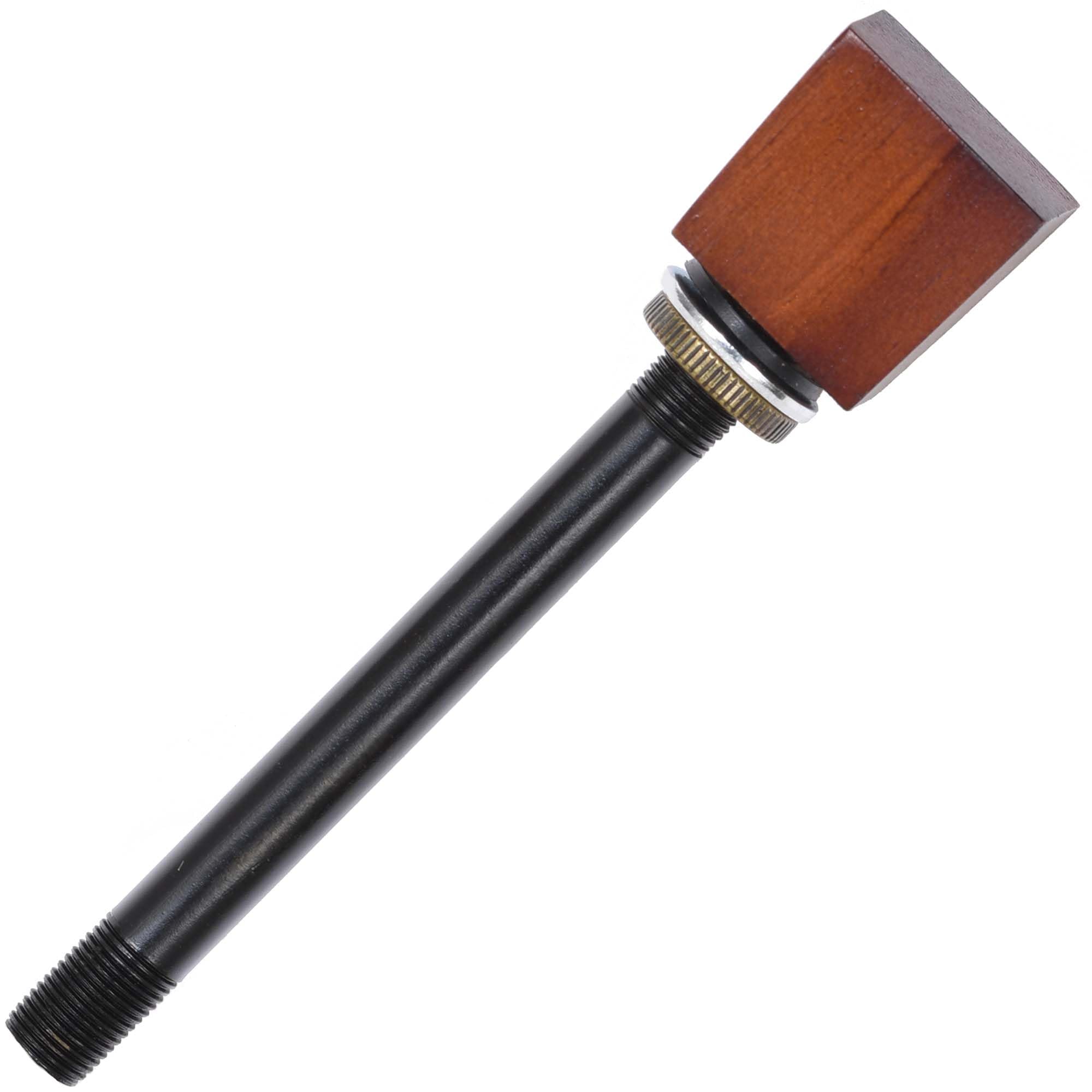 Bieye SS036 Lampshade Support with Finial for Tiffany Style Stained Glass Floor Lamp Table Lamp (G3/8 110mm Wooden Cube)