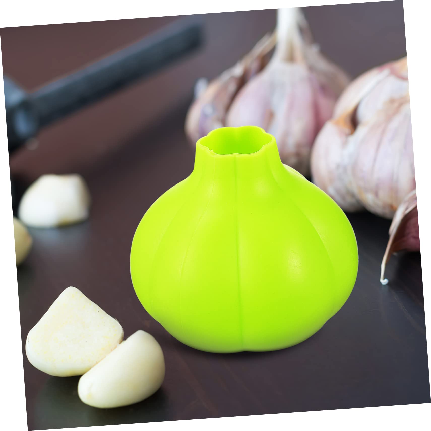 Mikinona Silicone Garlic Peeler Easy to Use Kitchen Tool for Quick Garlic Skin Removal Compact Portable Design for Home Cooks Saving Kitchen Gadget