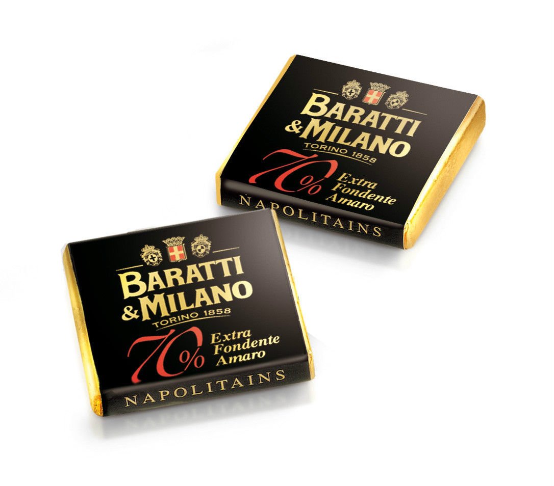 Napolitains cioccolato extra fondente 70% conf. gr. 500