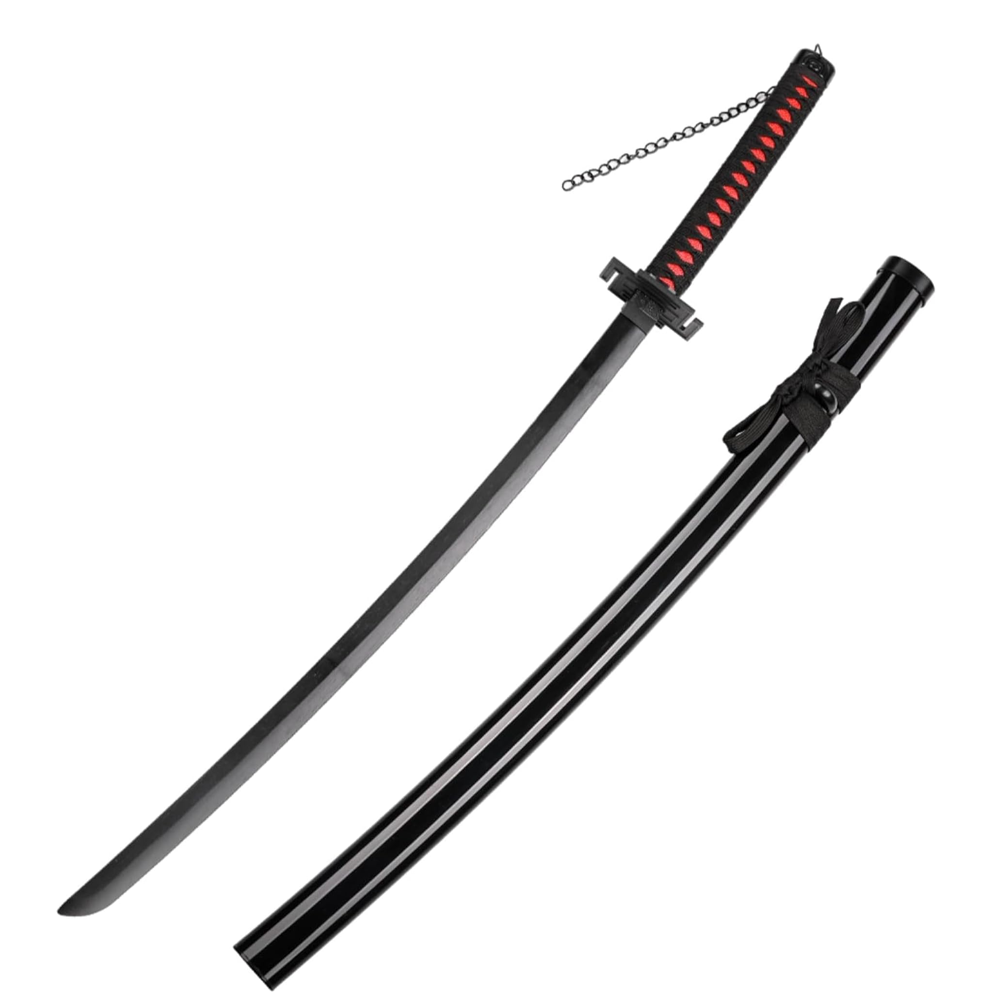 Bleach Ichigo Tensa Zangetsu Hex V1 Wooden Sword - 104cm Cosplay Prop Replica, Comic Con Safe, Durable ABS Handle, Perfect for Collectors & Fans