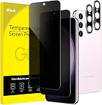 JETech Protecteur d'écran de confidentialité pour Samsung Galaxy S23+ / S23 Plus 5G 6.6-Inch avec protège-objectif caméra, film en verre trempé anti-spy, empreinte digitale ID Compatible, 2-Pack Chaque