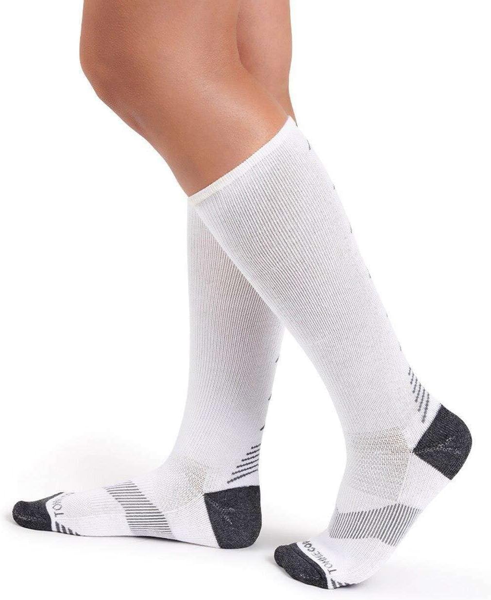 Tommie Copper Women’s Ultra-Fit Over the Calf Compression Socks | Breathable, Low Impact Cushion Heel & Calf Muscle Support