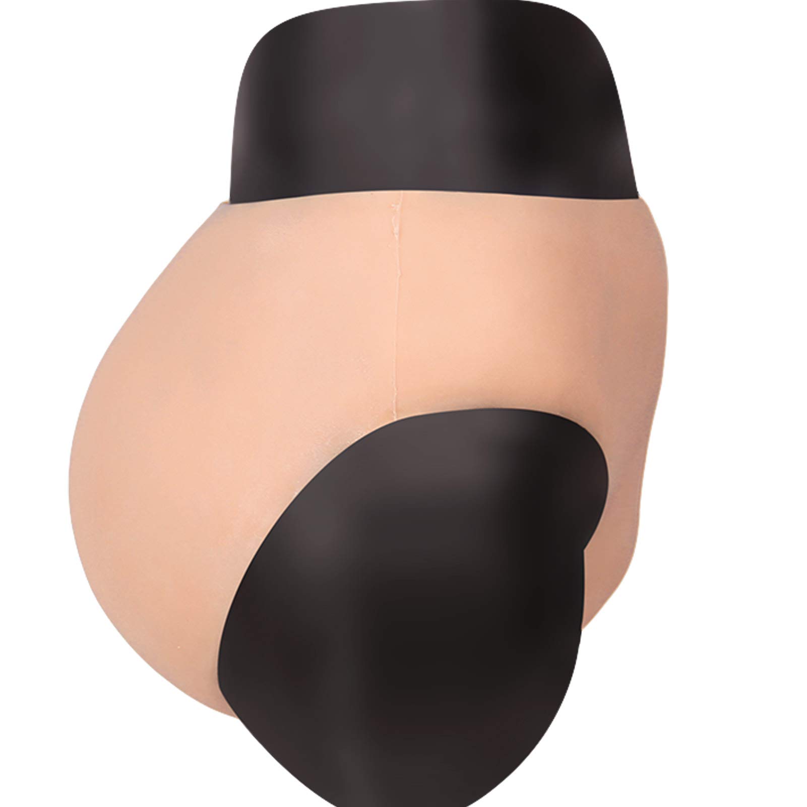 Crossdresser Vagina de Silicona Realista para Drag Queen Mujer Trans Transgénero Travesti Imitación de Vagina (3-Tan,with Vagina)