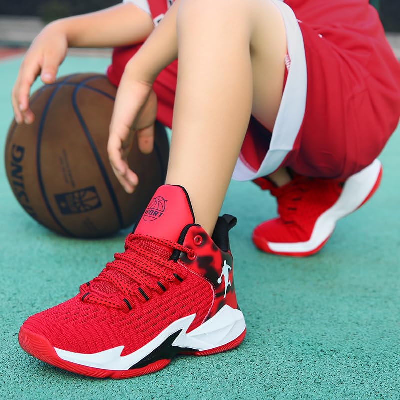 Jungsport- und Kinderbasketballschuhe, Lauf- und Gehschuhe, atmungsaktive und Bequeme Sportschuhe