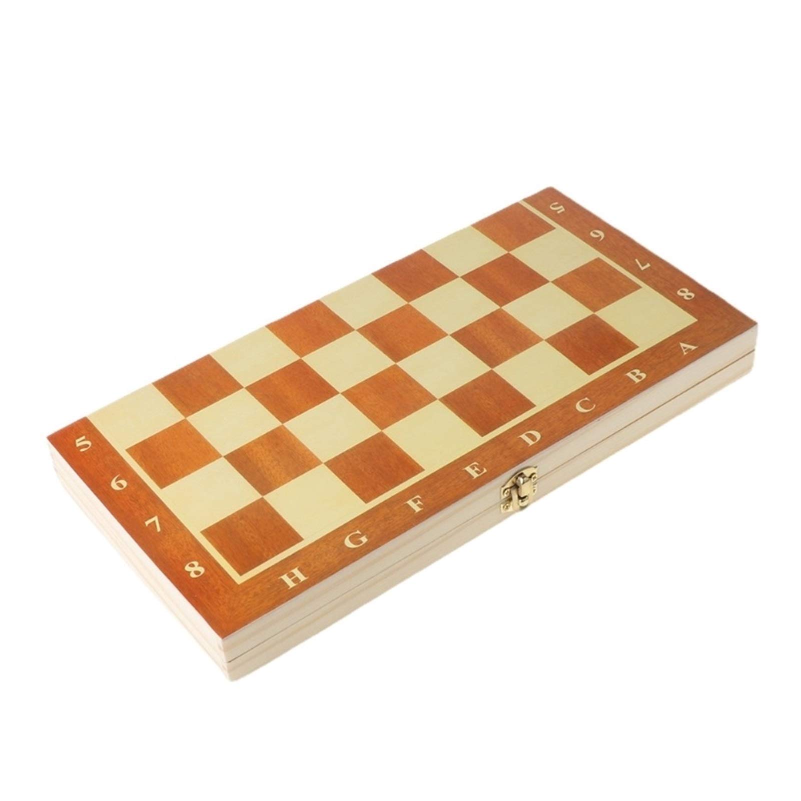 MRKU 3 in 1 Internationales Schachspiel Brettspiel Reisespiele Schach Backgammon Dame Unterhaltung Internationale Schachfiguren