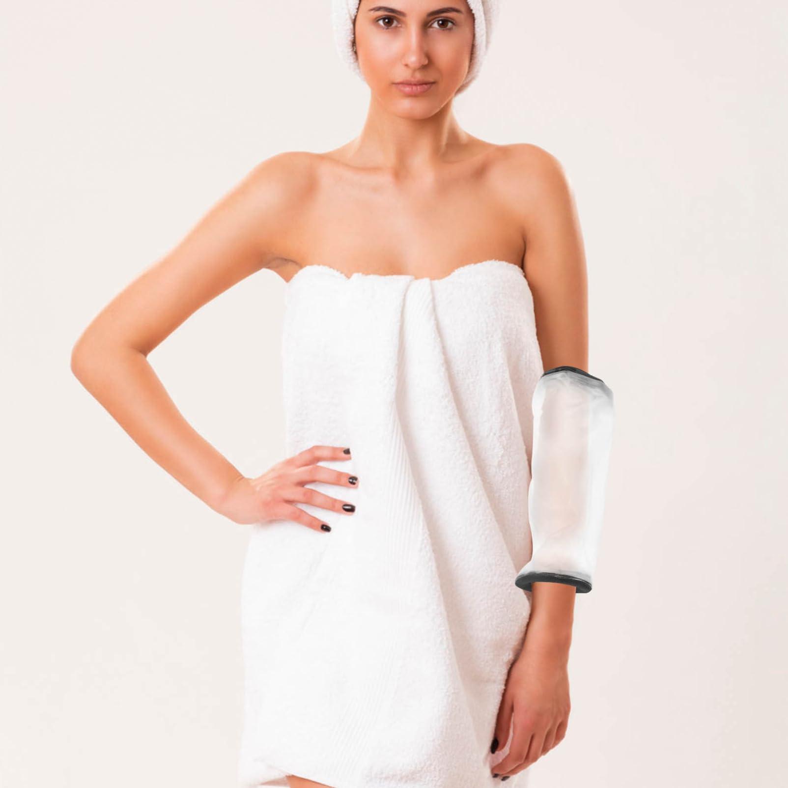 FOMIYES 3pcs Shower Cast Cover for Elbow Waterproof Cast Cover Arm Line for Upper Arm for Shower