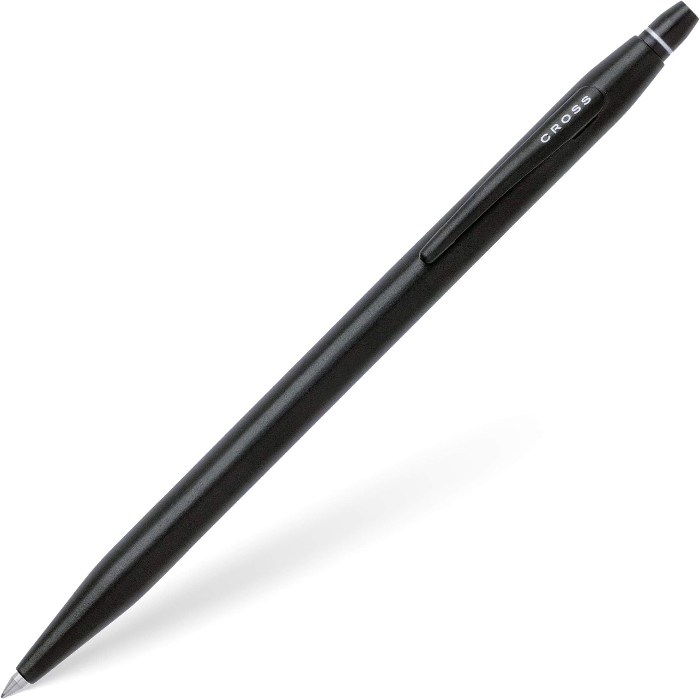 Cross Click Slim Ball Pen - Black and Silver