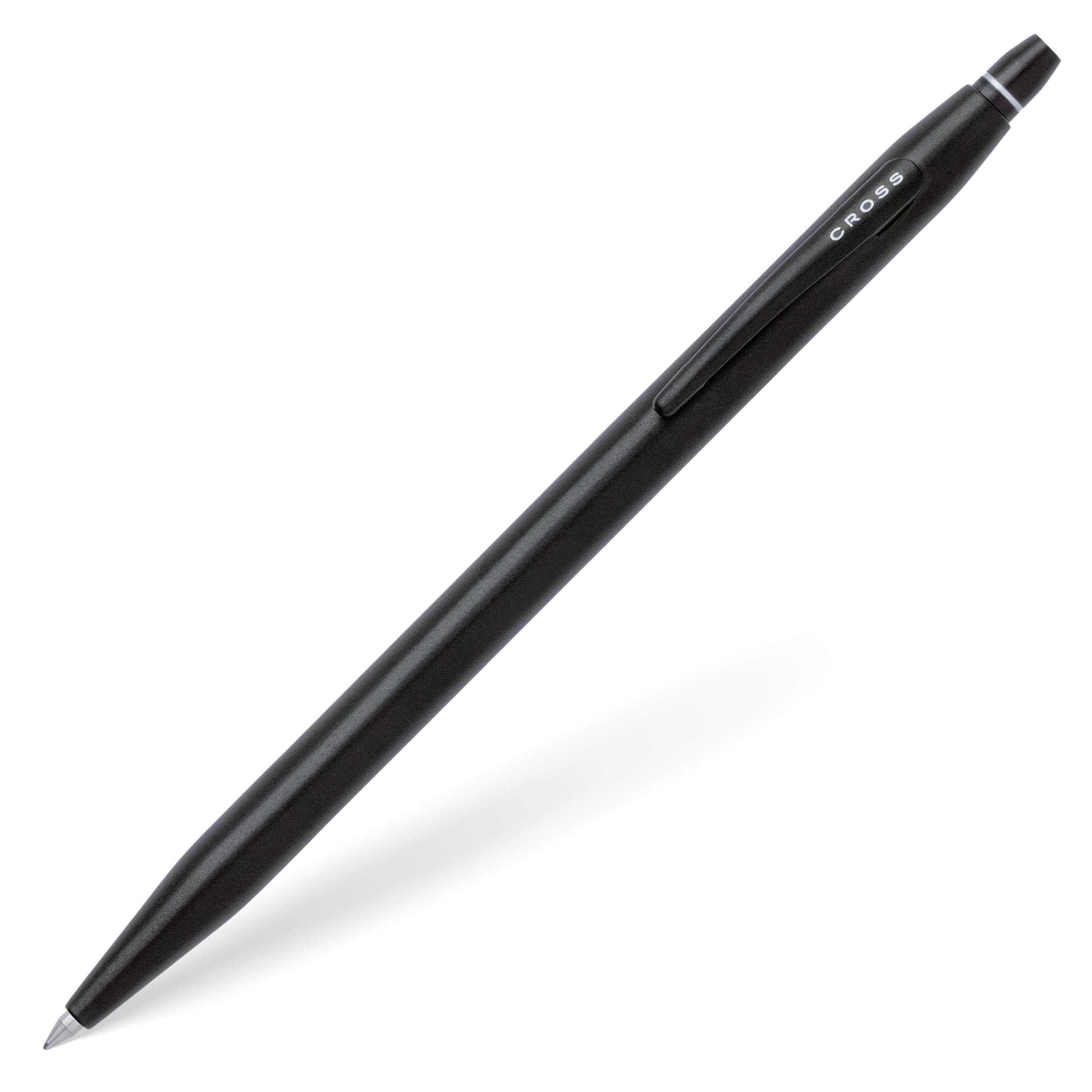 Cross Click Slim Ball Pen - Black and Silver