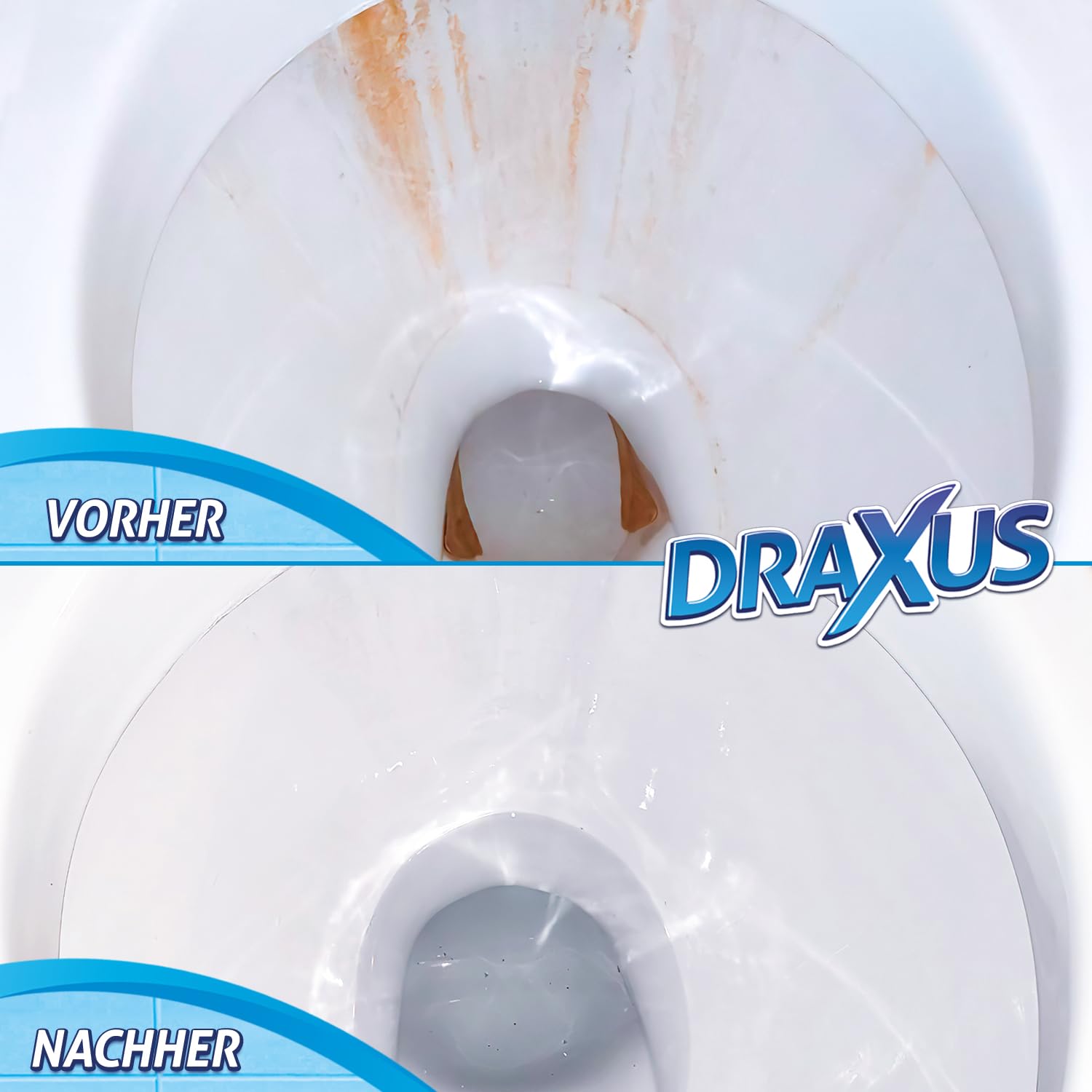 DRAXUS Profi Urinsteinentferner Extra Stark - 1,0L | Beseitigt hartnäckigsten Kalk- und Urinstein | WC Reiniger & Urinsteinlöser gegen schwerste Verkrustungen (3x Spar-Set)