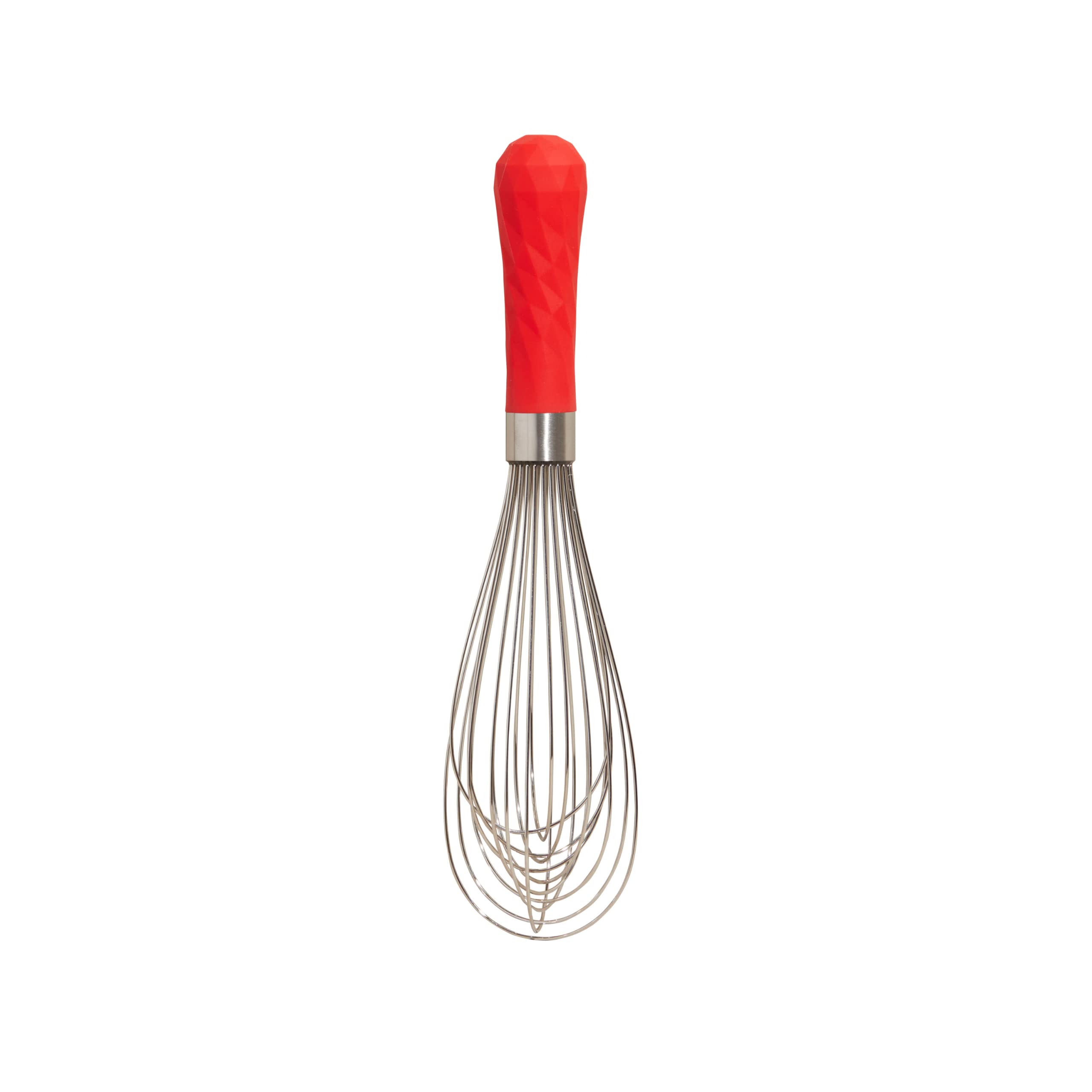 GIR: Get It Right Mini Stainless Steel Whisk, 8 IN, Red