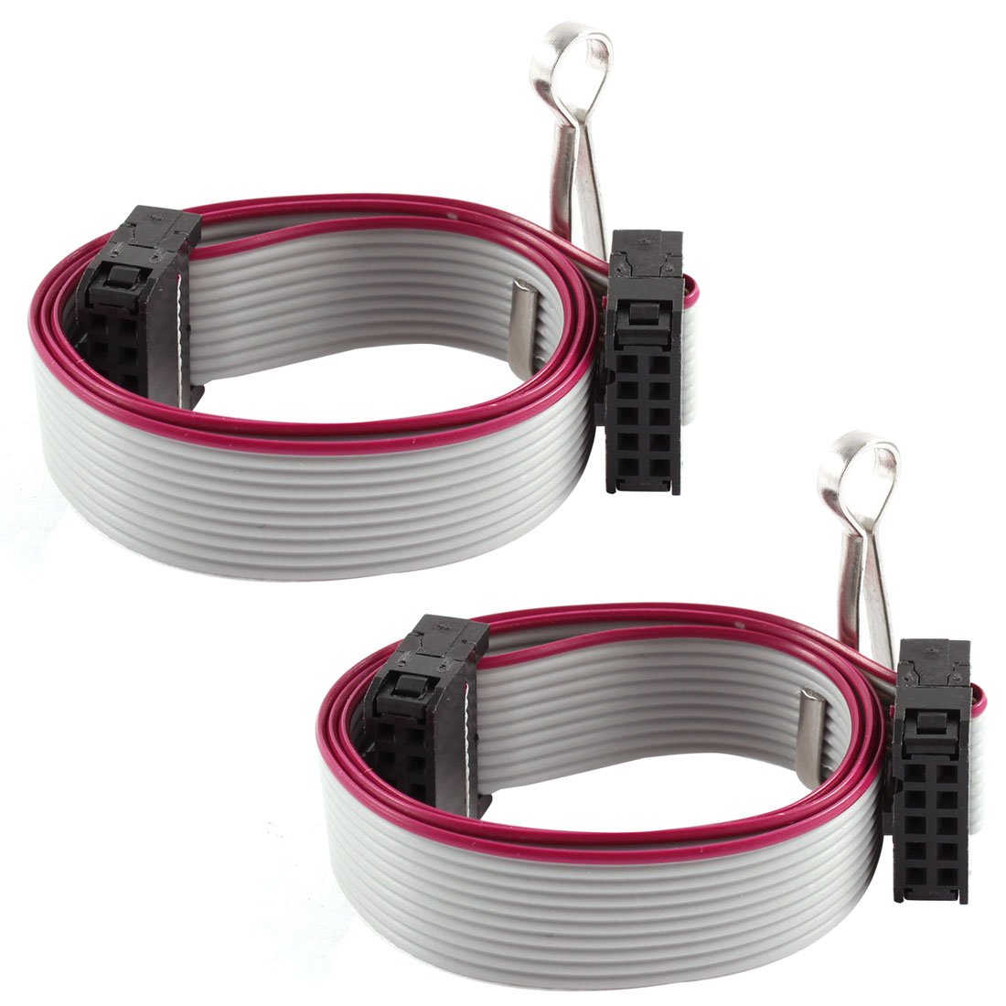Cable de cinta plana IDC 10 pines hembra a hembra para disco duro y placa base, 40cm 3