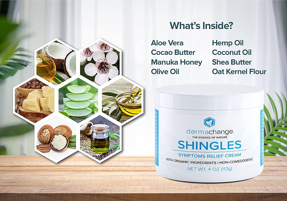 Organic Shingles Treatment and Relief Cream with Manuka Honey