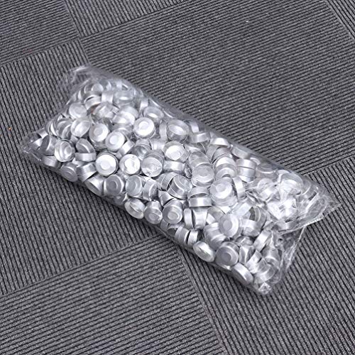 Artibetter Tea Lights Candles 200 Pcs Aluminum Tea Light Tins Cups Tea Light Empty Case Containers For Candle Making (Silver) Jars For Candles #TOP4