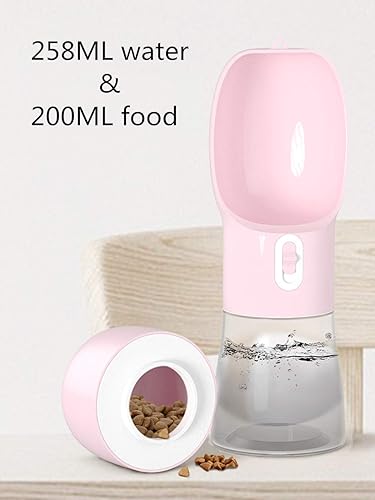 Miniatura 4 de Misthis Botella de agua de viaje para perros botella de agua portátil para perros botella de agua para mascotas taza de bebida dispensador de tazón