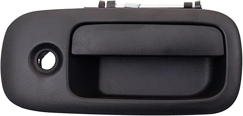 Miniatura 268 de TRQ Manija de la puerta exterior trasera izquierda del lado del conductor negra compatible con Honda Civic 2001-2005